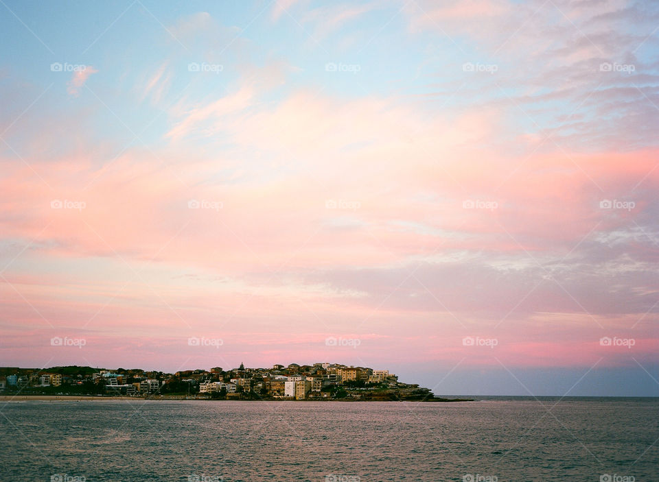 Pink Clouds over Bondi Beach