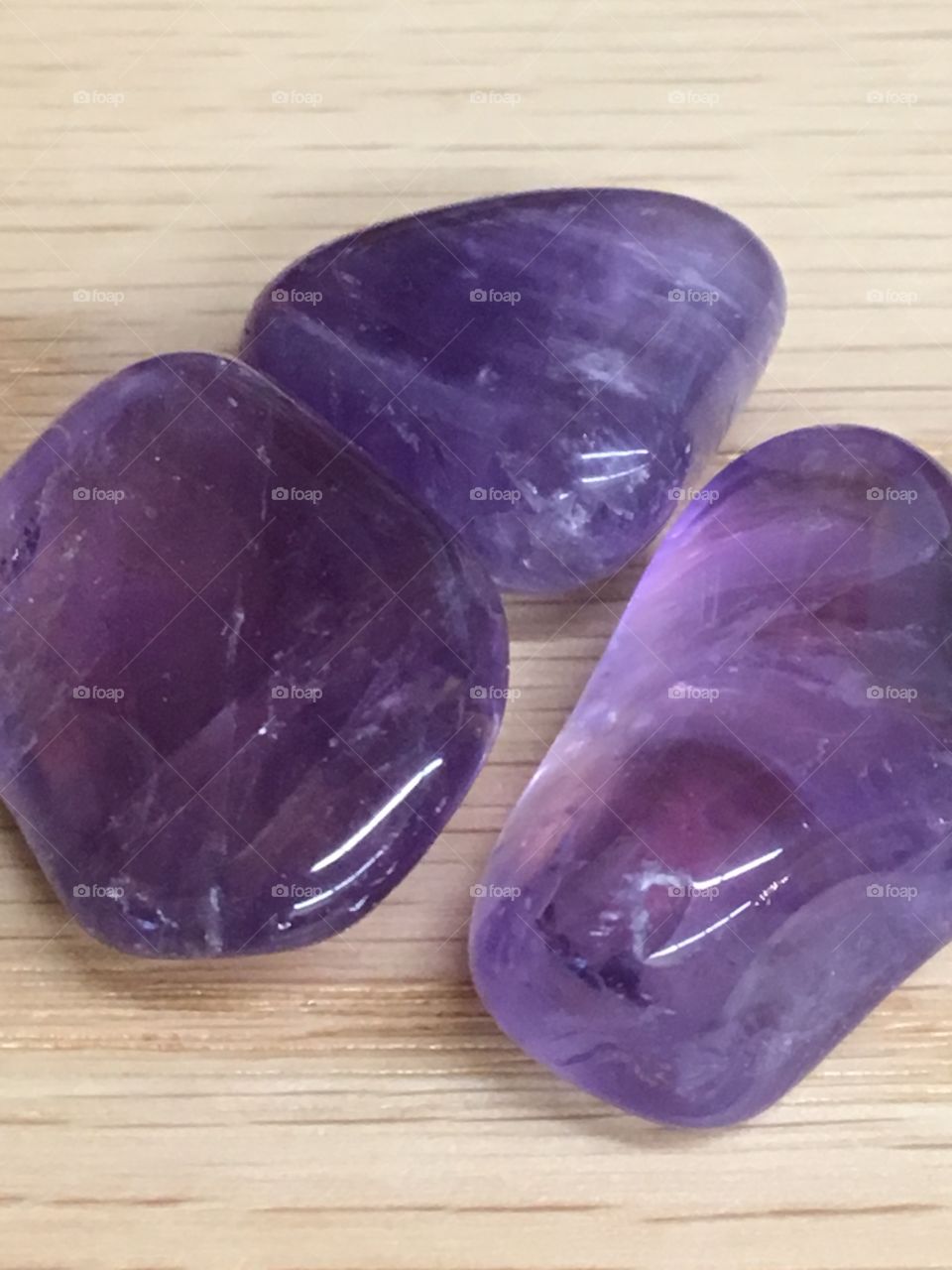 Amethyst -  purple stones 