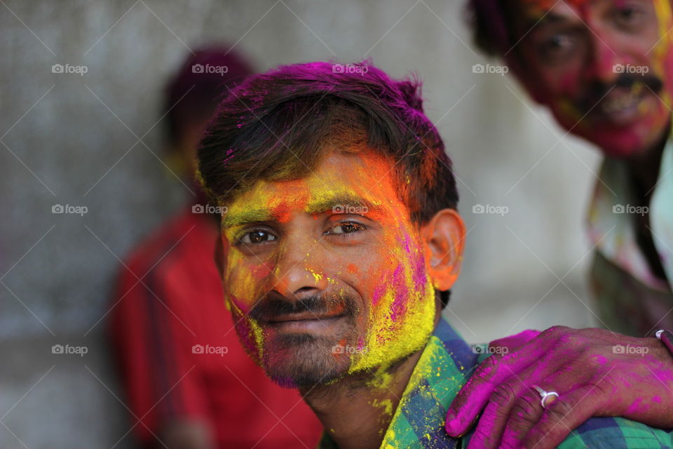 indian face color story