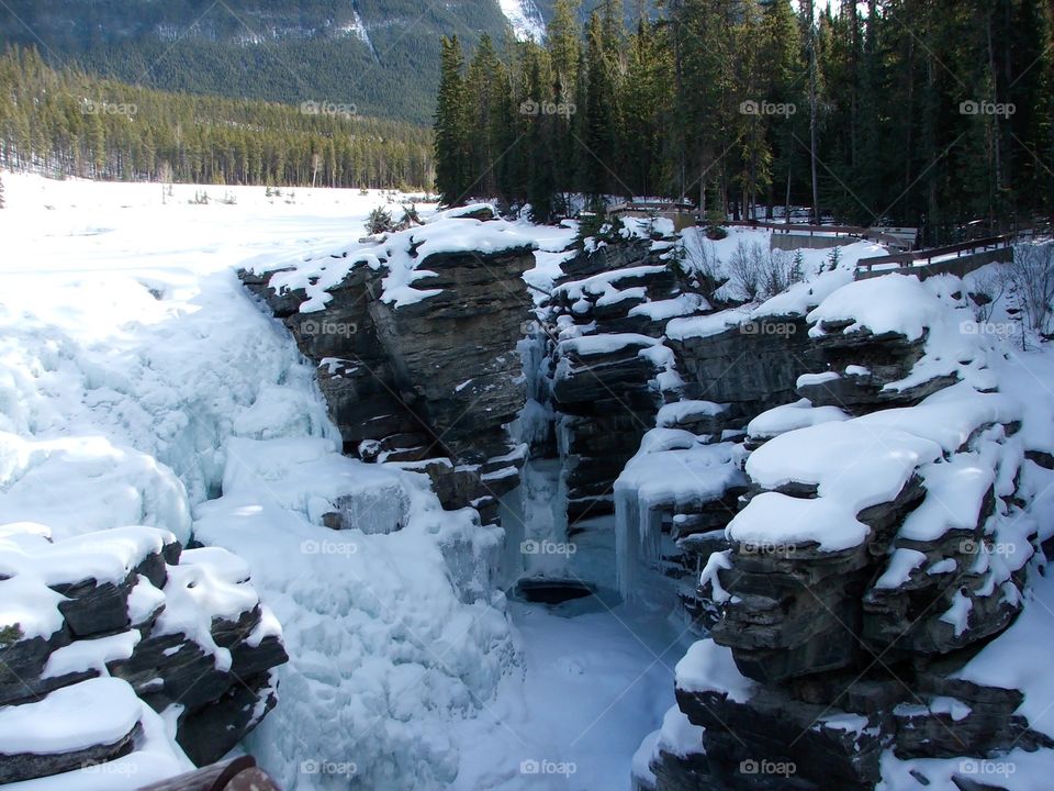 Athabasca Waterfalls - Jasper National Park Alberta, Canada