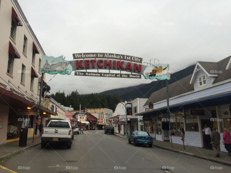 Ketchikan  town in Alaska gave you a homey quaint feeling very enjoyable indeed visit if you get the chance