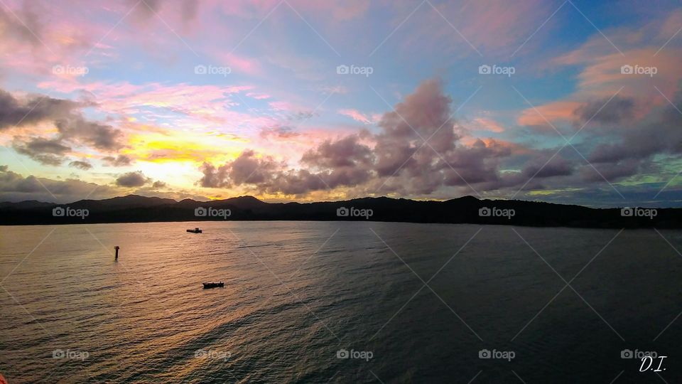 Sunset, Water, Dawn, Landscape, Beach