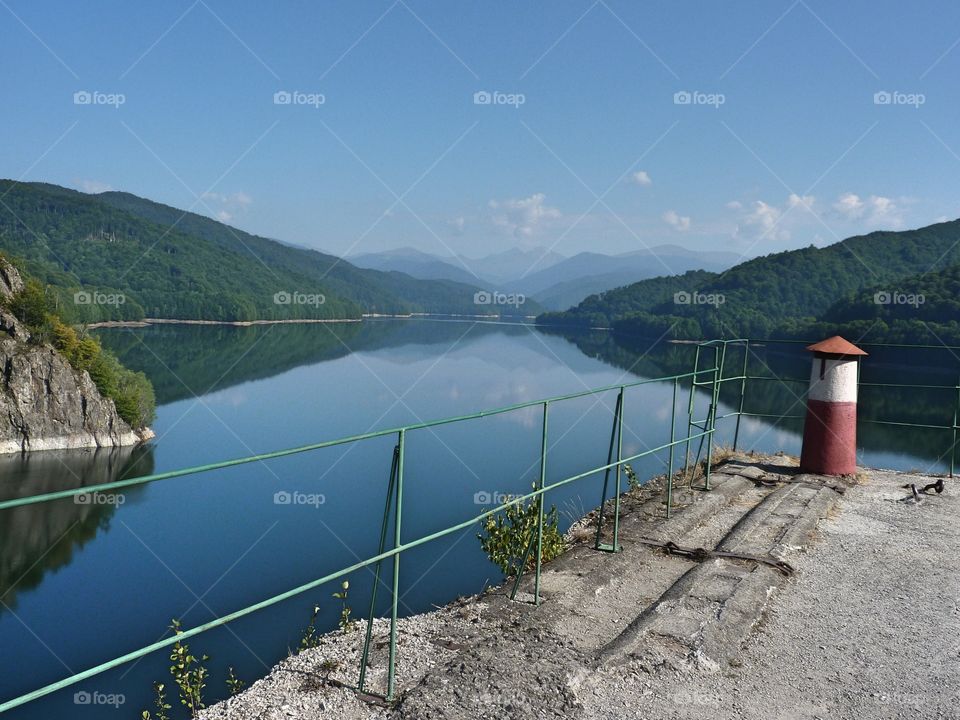 Bâlea lake in Carpathian mountains Romania sightseeing
