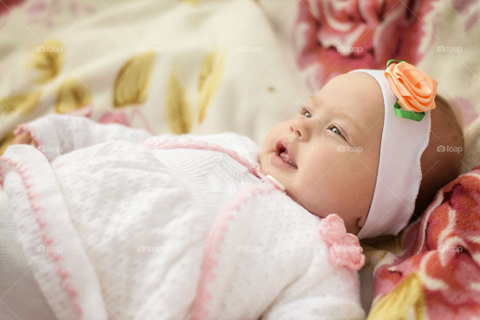 Cute baby with headband