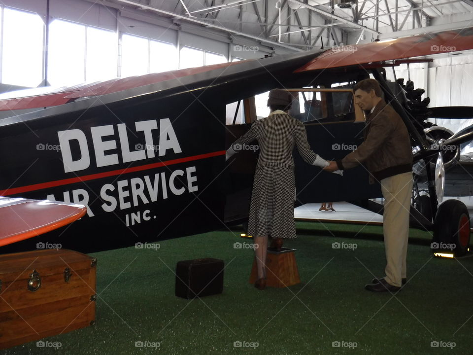 airplane museum delta vintage aviation industry