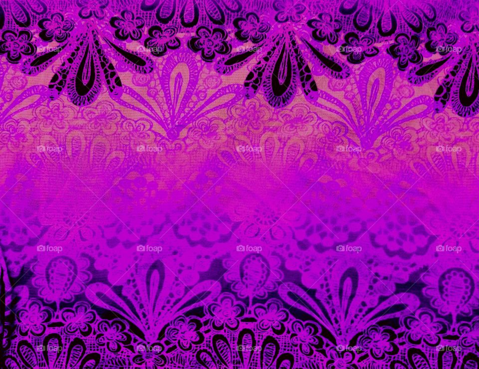 Pretty flowing flower pattern