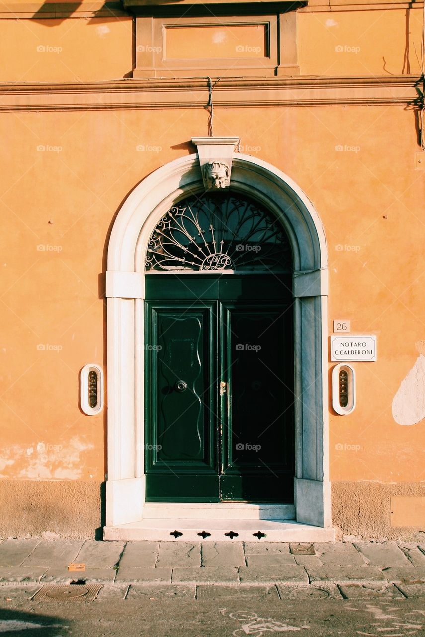 A door in Pisa, Italy