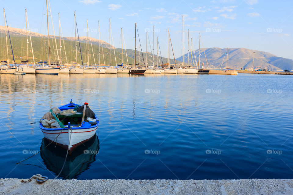 Old fisherman's boat