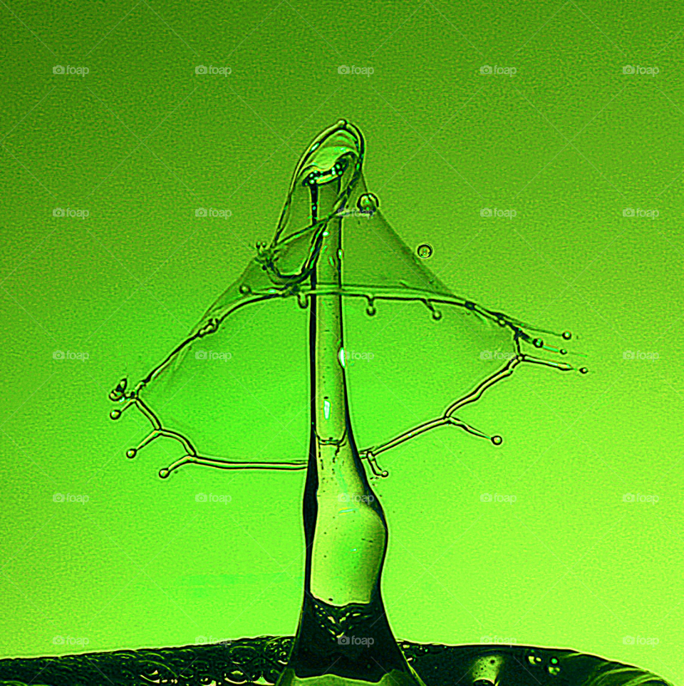green splash