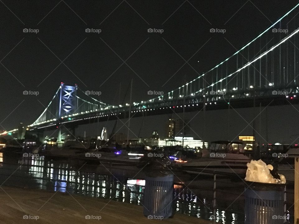 Bridge Lights in the Night