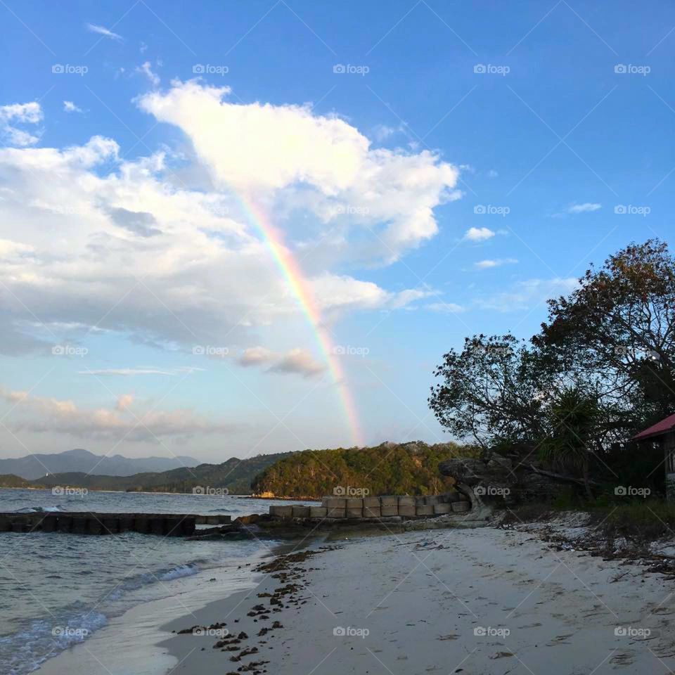 rainbow after the rain