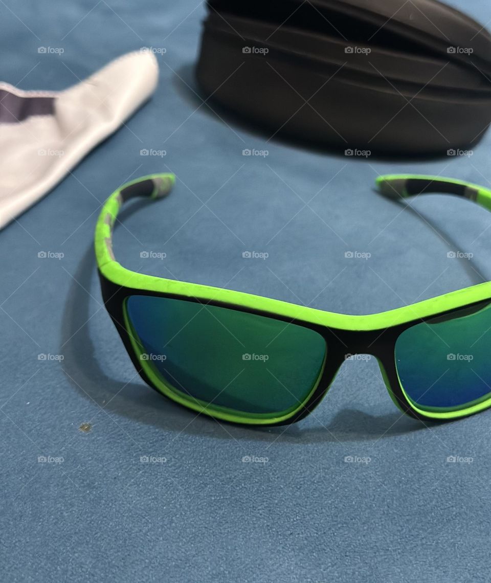 Green sunglasses