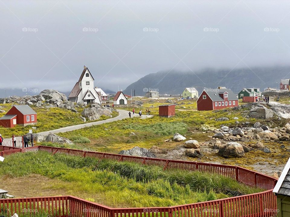 A small village in Greenland 