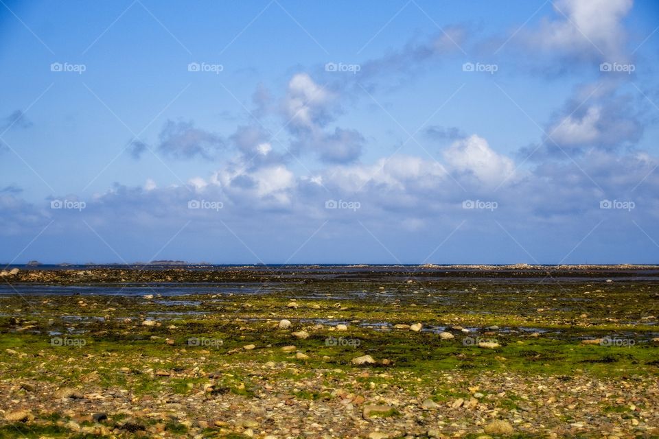 clouds over the river