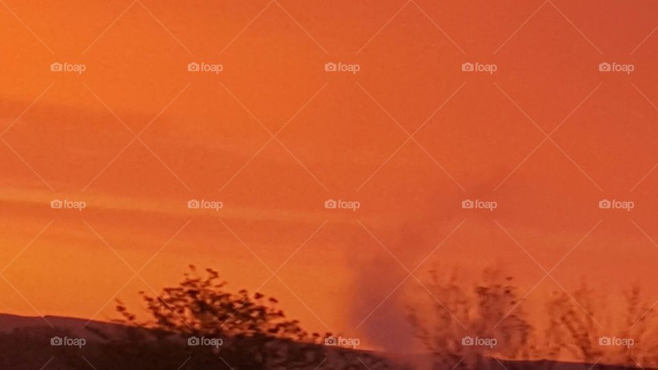 orange sunrise