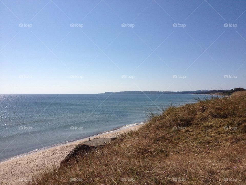 Sea Ravlunda sky summer Beach sand "stens huvud" nature fort