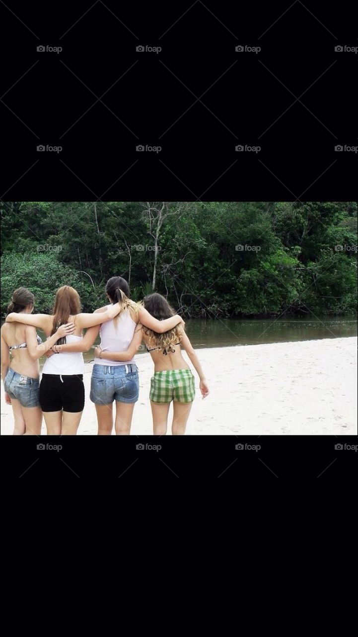 beach girl nature summer by taisschoof