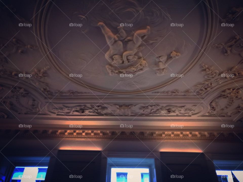 #interior #design #ceiling #art