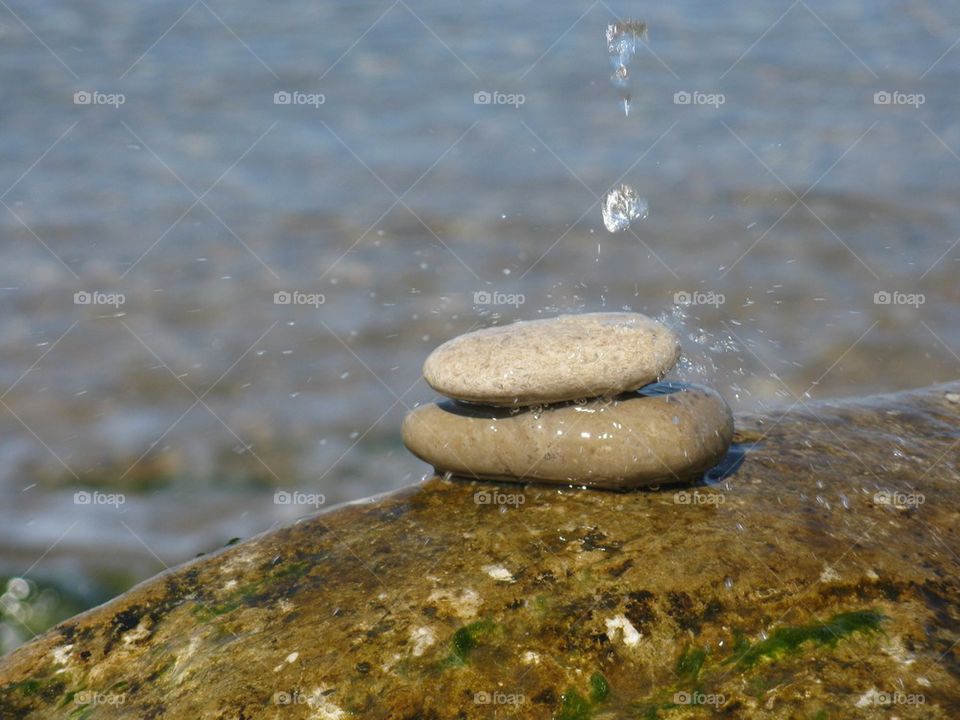 Close up of pebbles