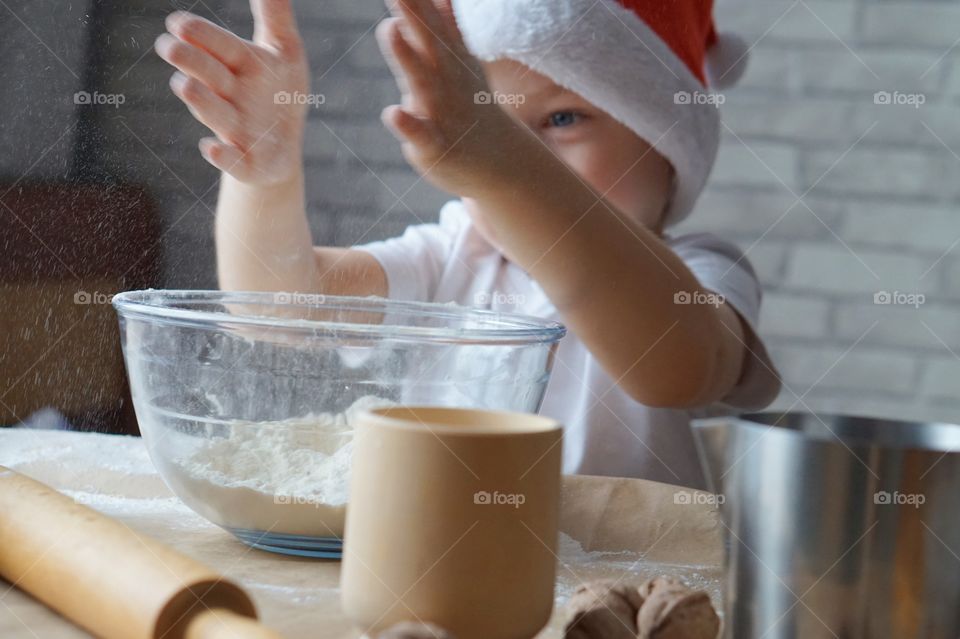 Prepping snacks for Santa 