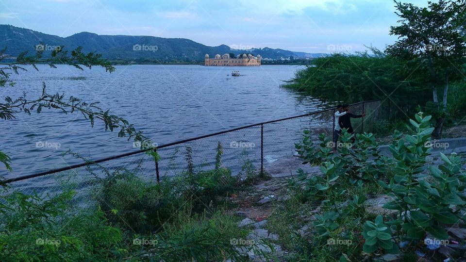 Jal Mahal ( water palace ) situated at Jaipur, India.
