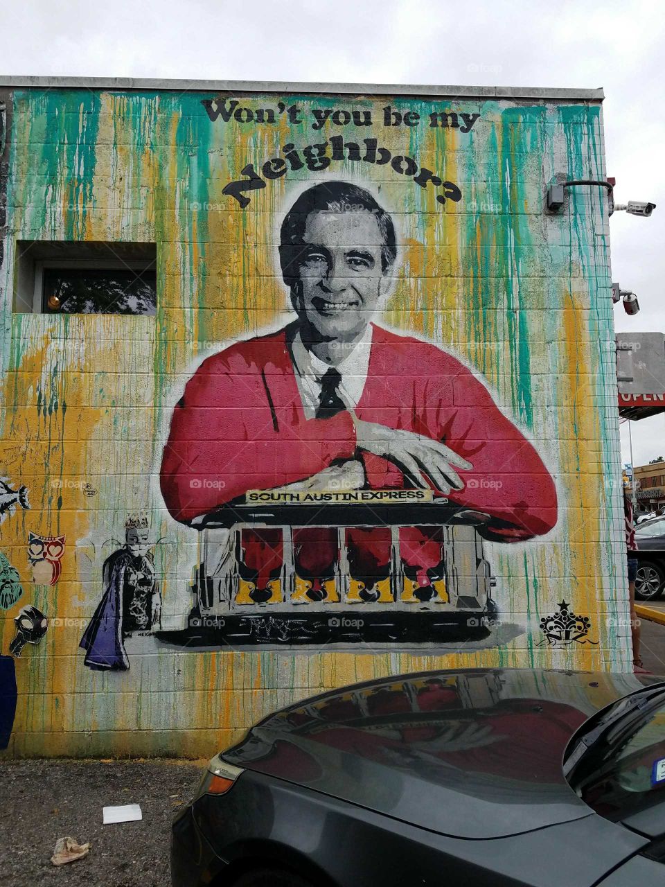 Mr. Roger's Neighborhood - mural