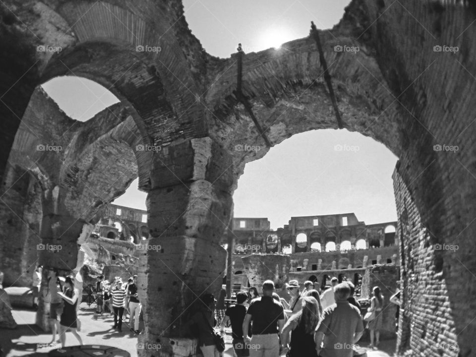 Colosseum's Arches