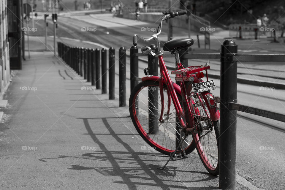 The red bike