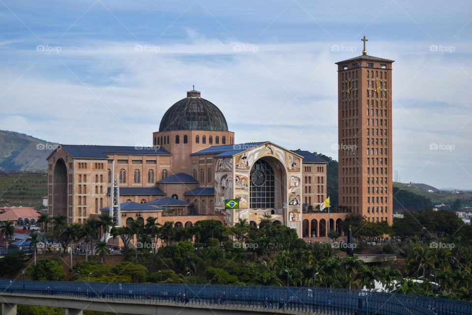 New paint Church  Aparecida SP Brazil