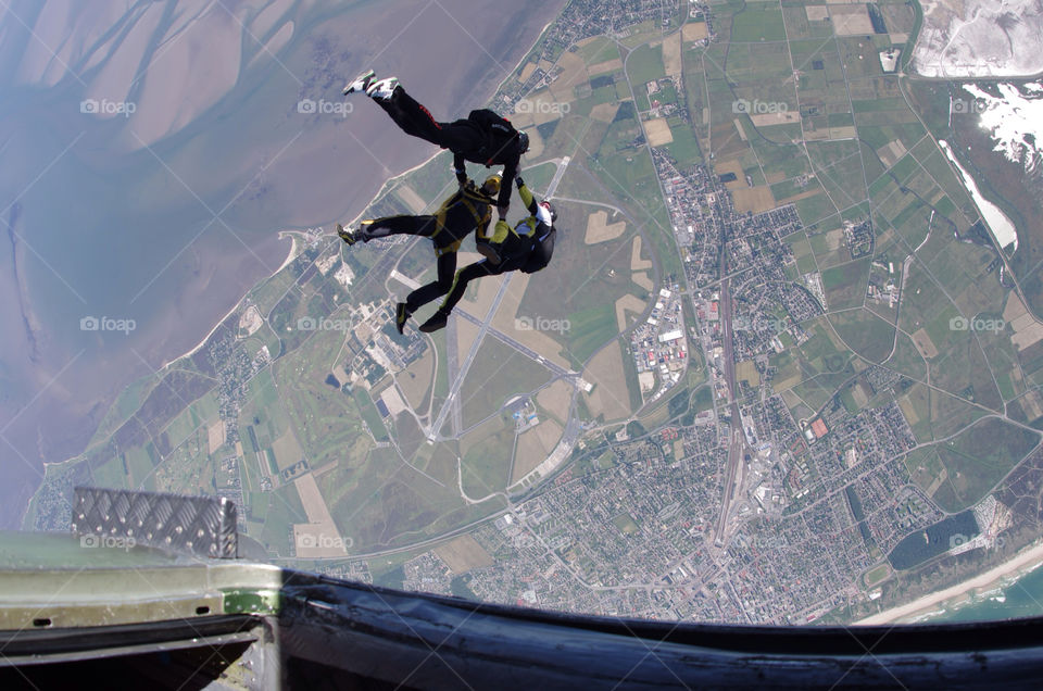 beach 2012 sylt skydiving by seeker