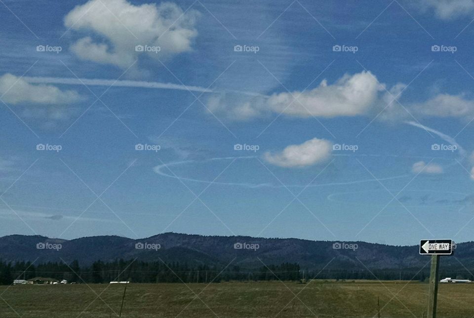 One Way Aerial Flight