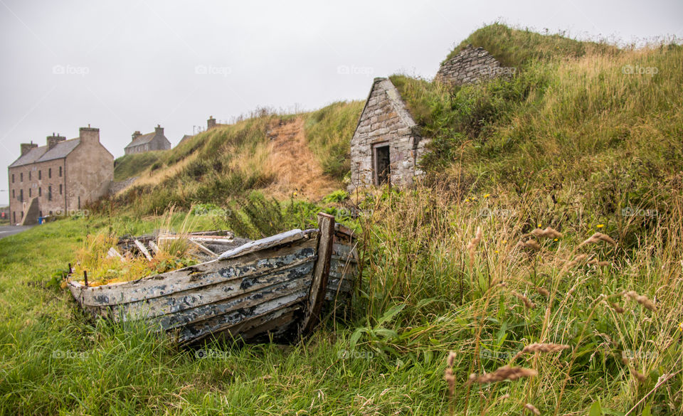 Deserted boat