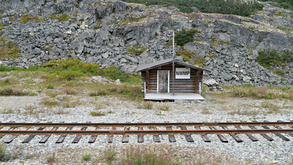 Northwest Mounted Police Outpost. Yukon/White Pass, September 2013