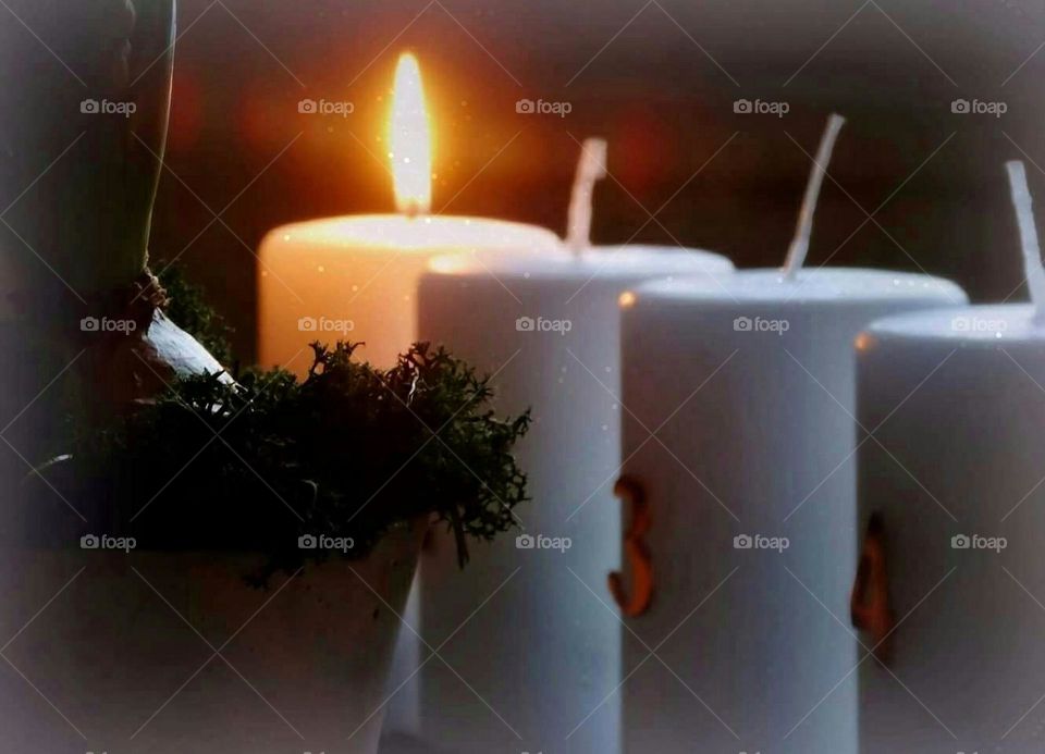 Advent candle