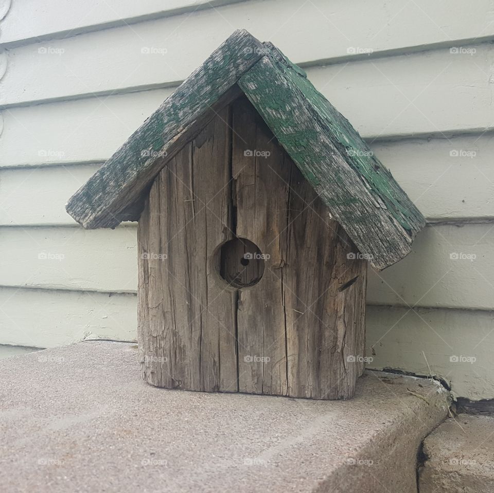 Wooden Bird House