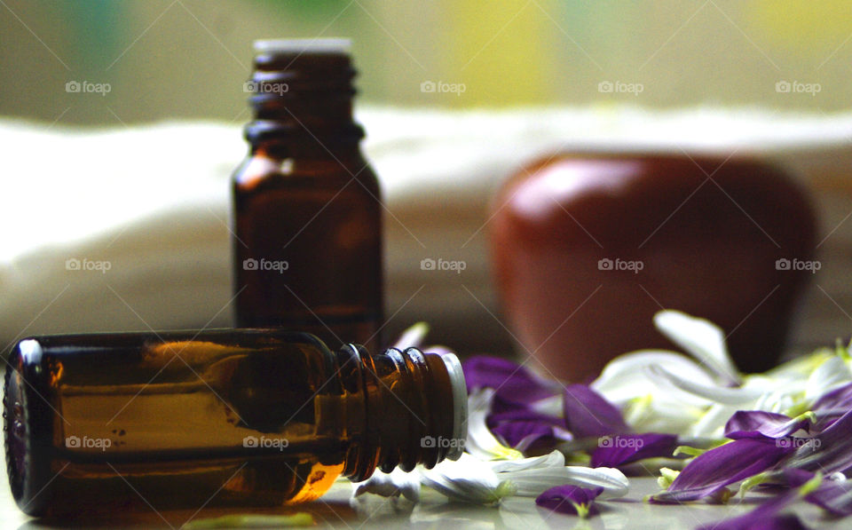 oil for body care.Spa salon