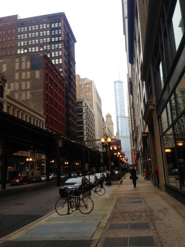 street city buildings usa by mengzishiliu
