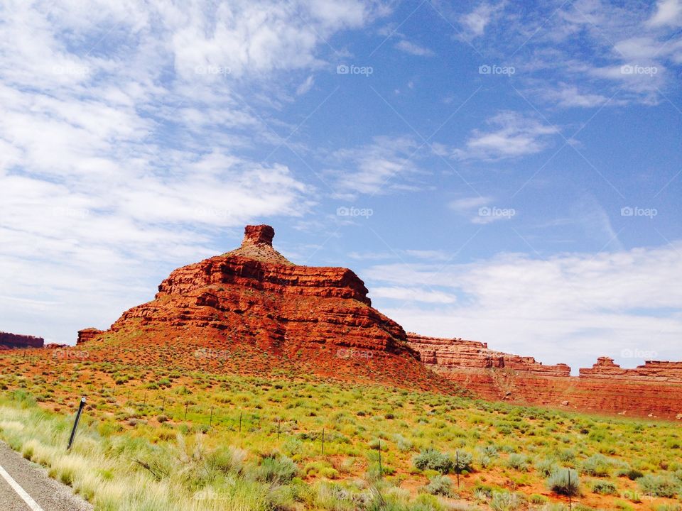 A curious red rock in Utah