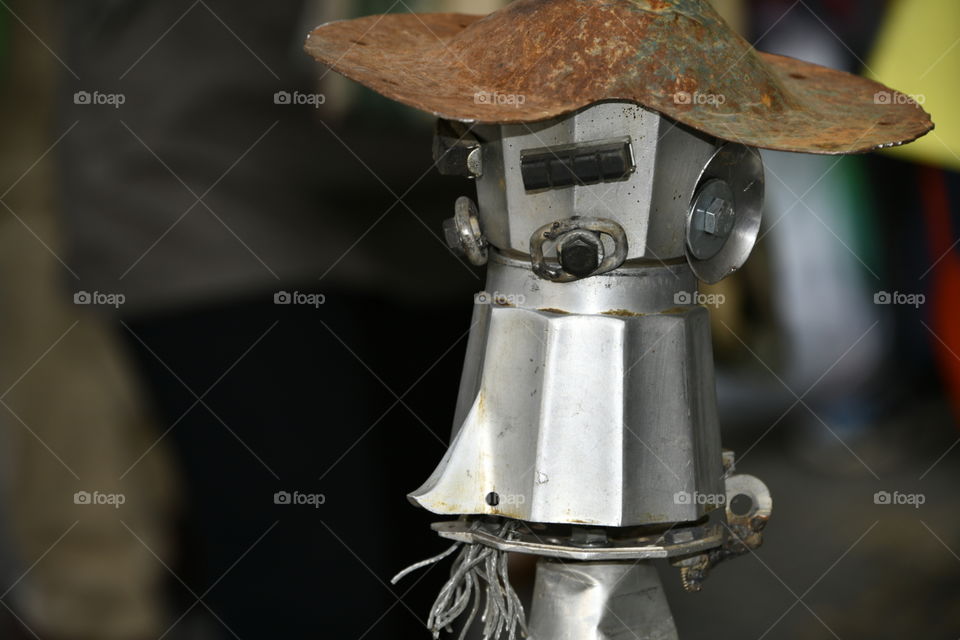 Artista callejero, el rastro. Madrid