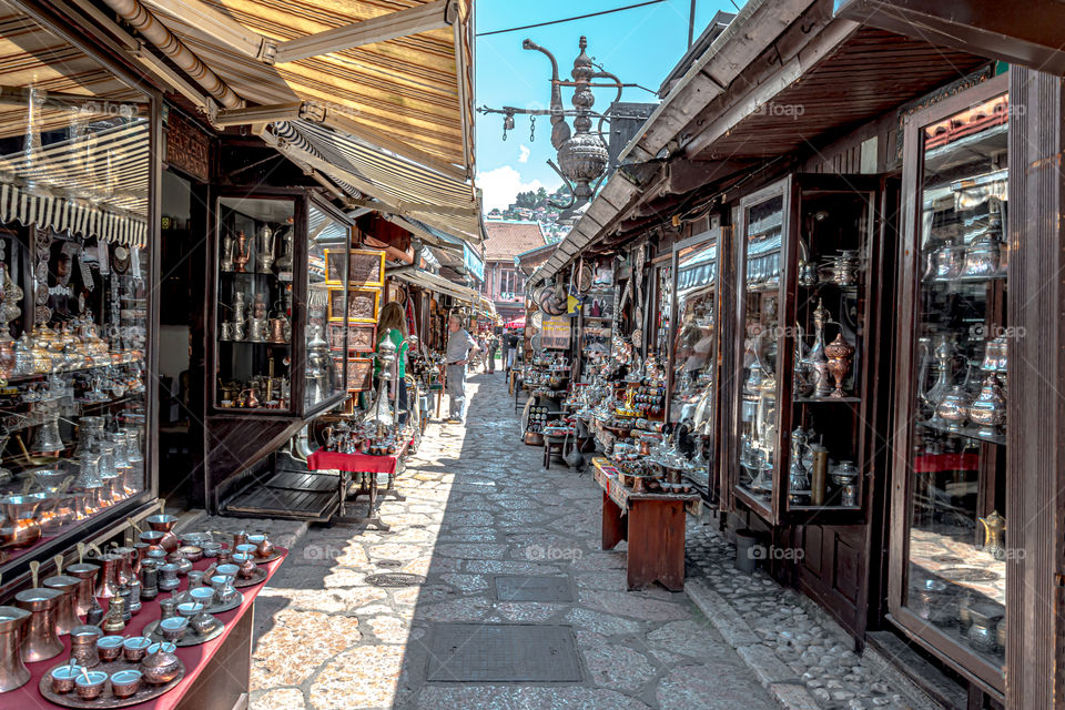Old craft shops street