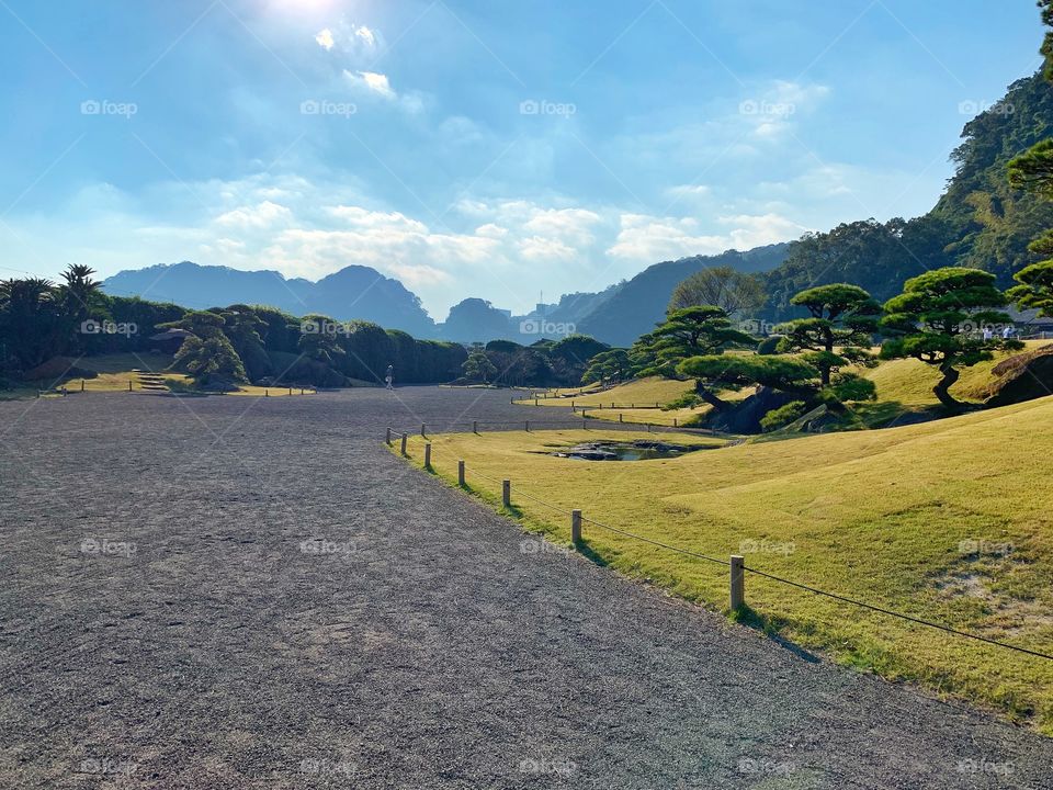 Peaceful park in Kagoshima