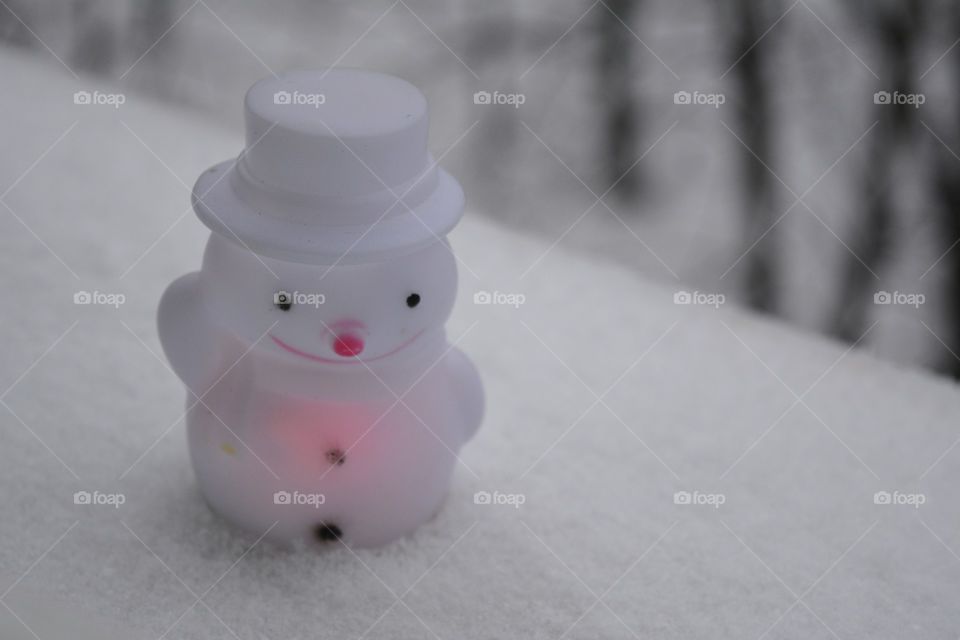 new year snowman