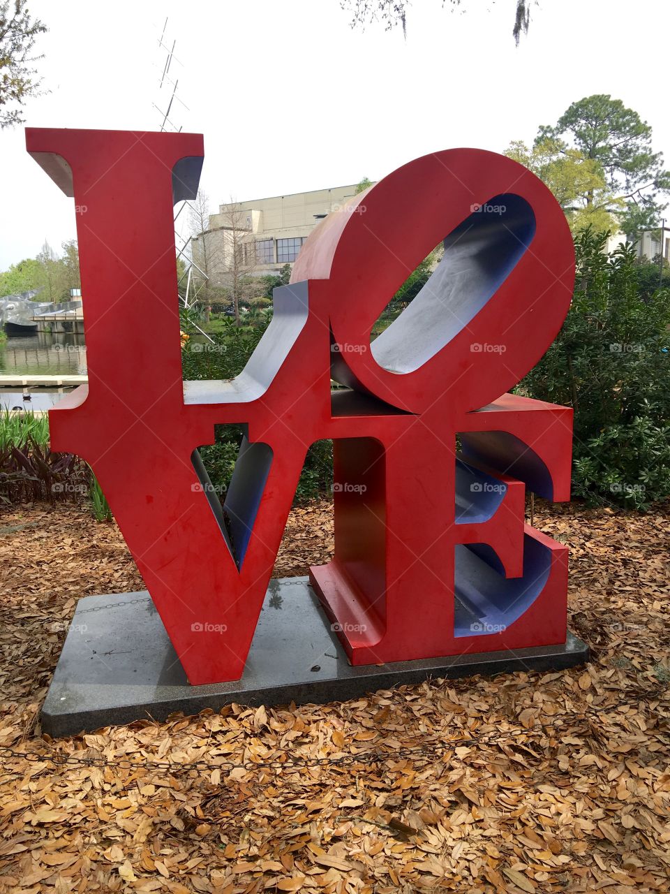 Sculpture garden, New Orleans- LOVE