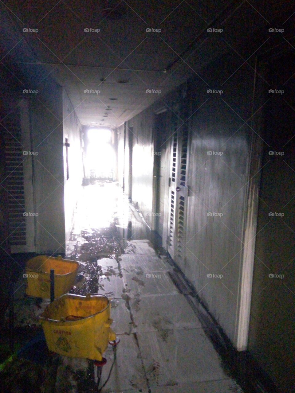 Burnt Hallway