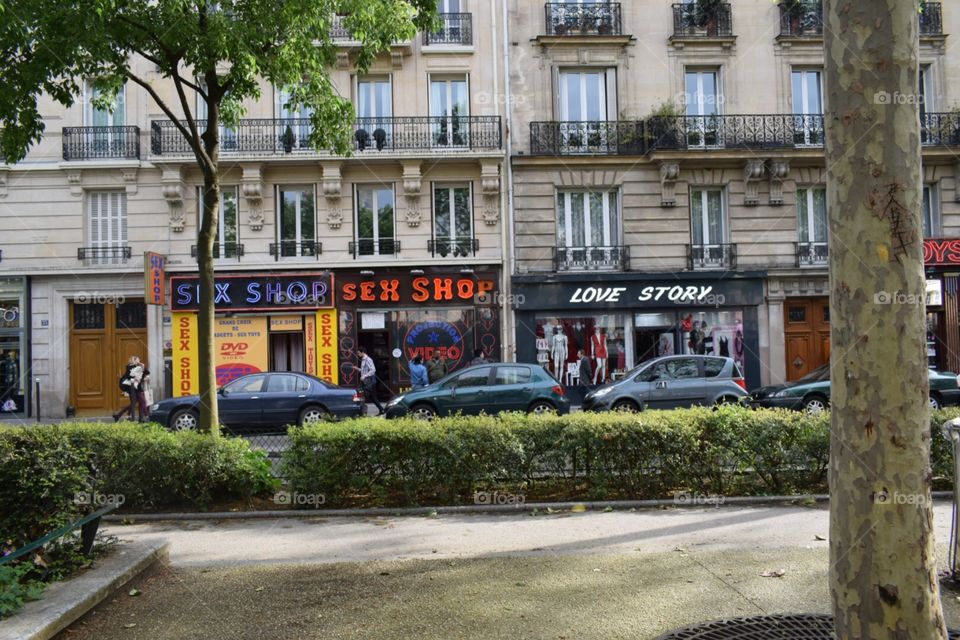 Street in Monmarte Paris