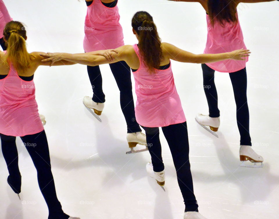 synchronized ice skating