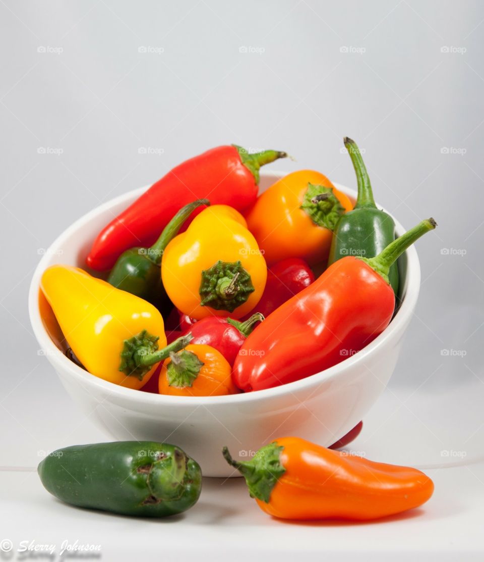 Beautiful fresh peppers