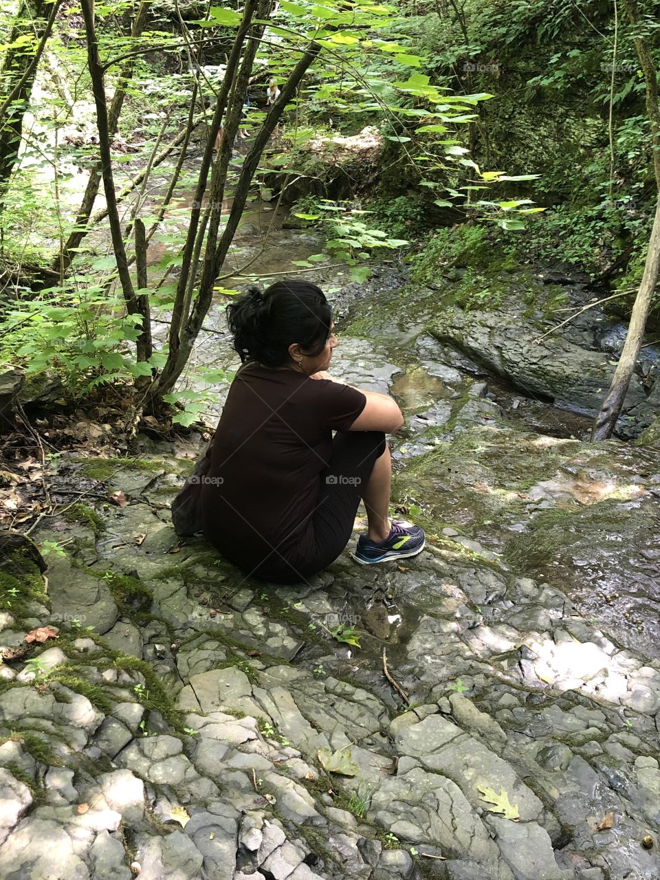Contemplating in nature