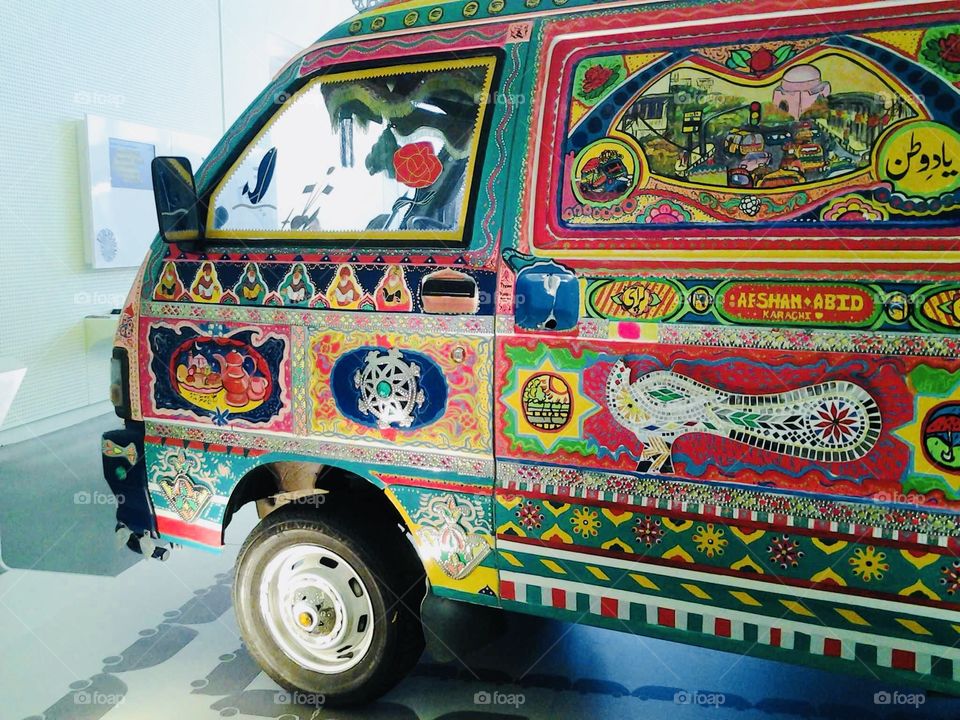 Vintage mini van