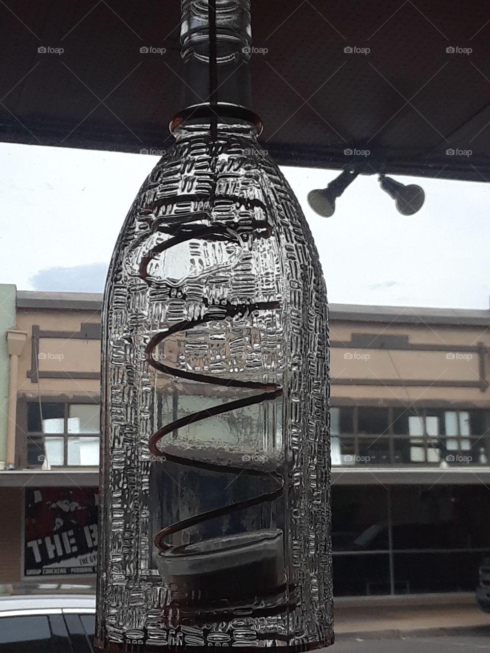 glass bottle swirly art project 3